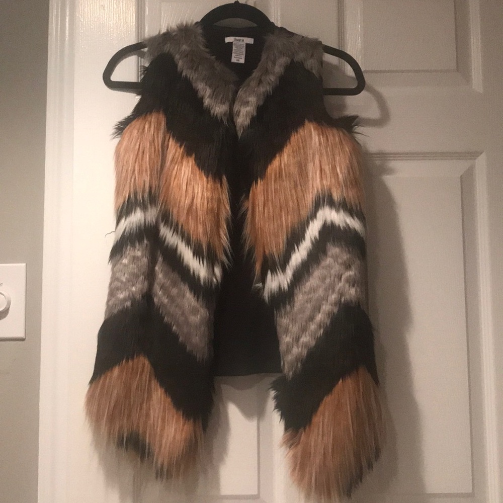 Faux fur vest